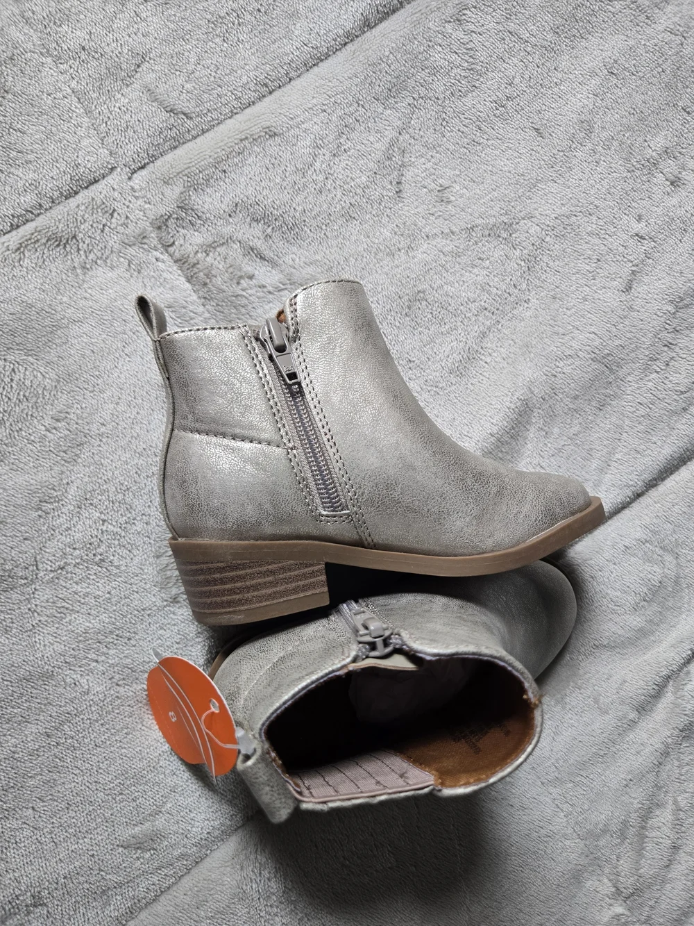 wonder nation Grey Chelsea Kids Ankle Boots